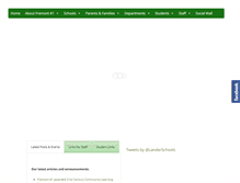 Tablet Screenshot of landerschools.org